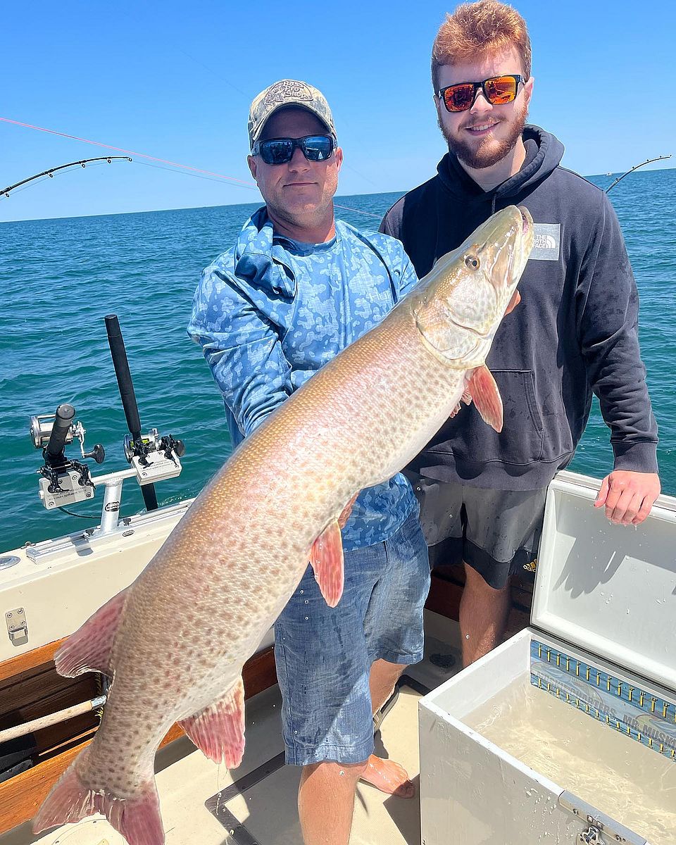 Muskie Fishing Charter on Lake St. Clair Outguided