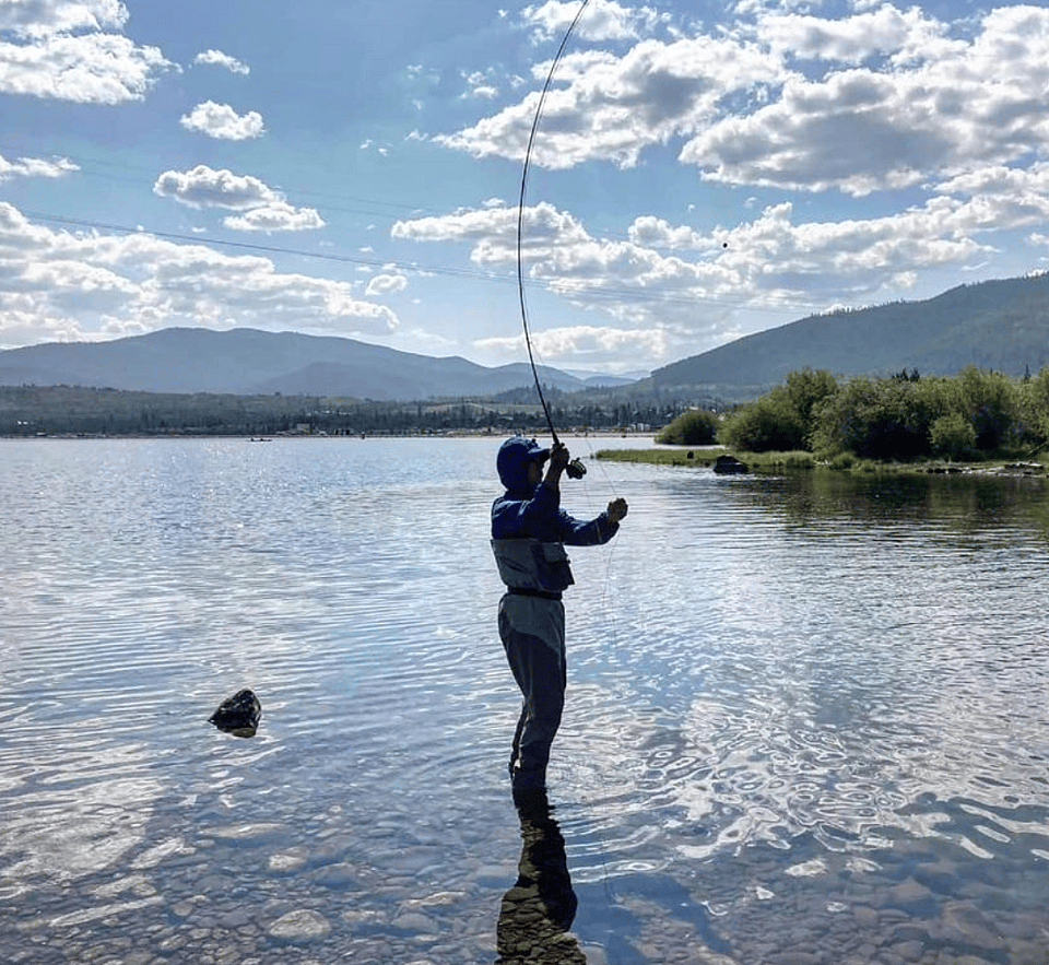 Fly Fishing on Idyllic Lake Dillon Outguided