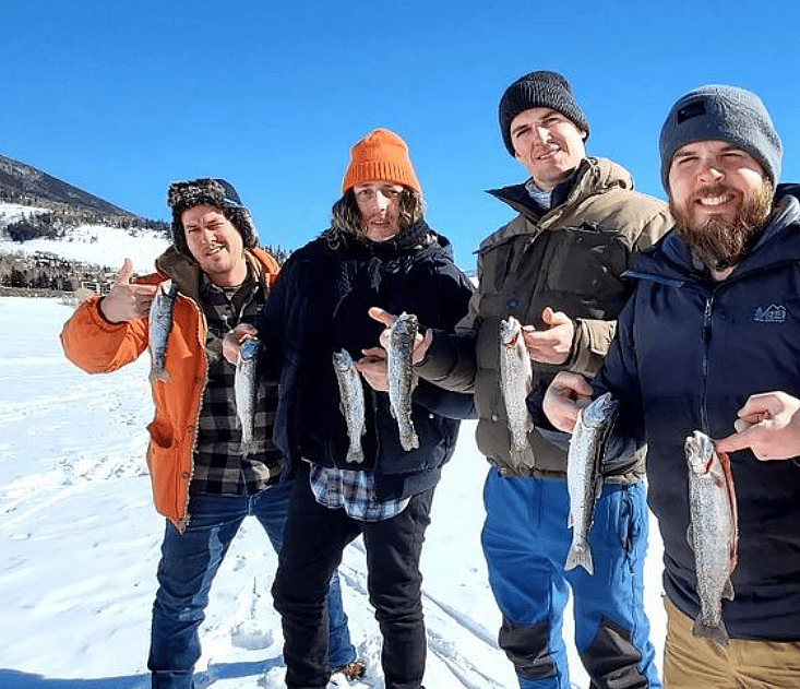 Guided Ice Fishing Exploration at Lake Dillon Outguided