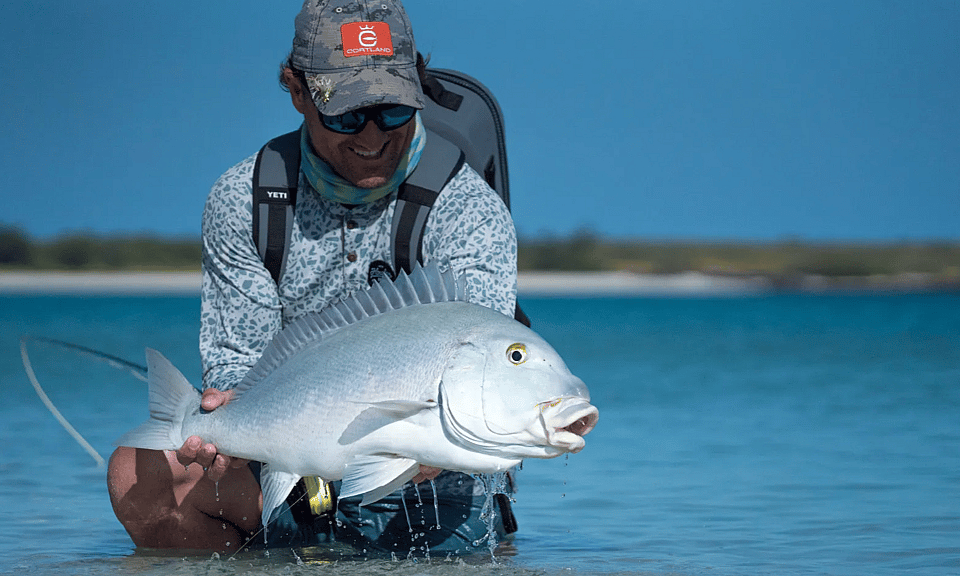 Fly fish in the Seychelles Angler's Paradise Outguided