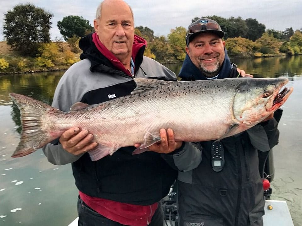 Full Day Sacramento River Salmon Fishing Trips Outguided
