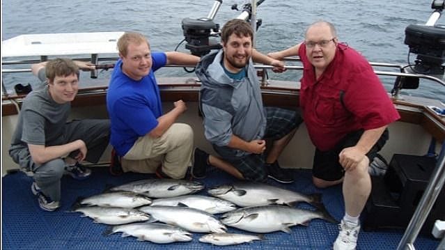 8-Hour Kewaunee Salmon Fishing Charter | Outguided