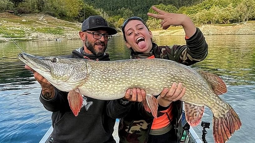 Pike fishing in Italy