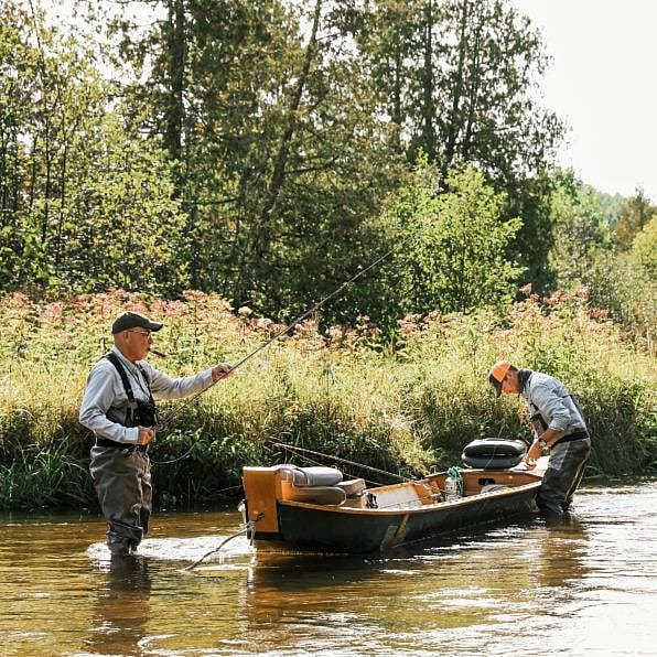 Half Day Float Trout Fishing Trip in Boyne City Outguided