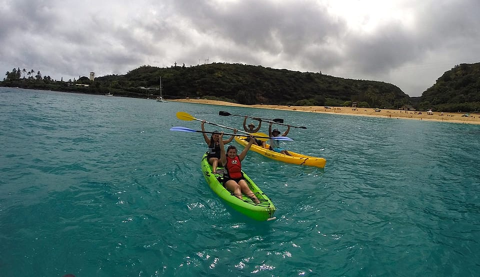 4 Hour Waimea Bay Kayak Tour in Hawaii Outguided